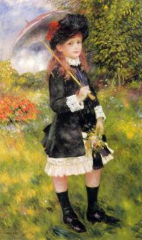 皮埃爾 奧古斯特 雷諾阿 Girl with a Parasol, Aline Nunes